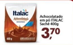 Supermercados Nori Achocolatado em po Italac sache 400g oferta