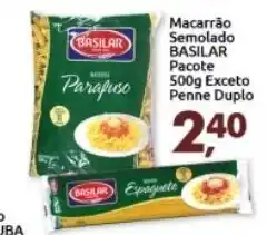 Supermercados Nori Macarrao Semolado Basilar pacote 500g Exceto Penne Duplo oferta