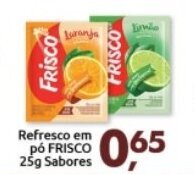 Supermercados Nori Refresco em po Frisco 25g sabores oferta