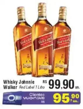 Fort Atacadista Whisky Johnnie Walker Red Label oferta