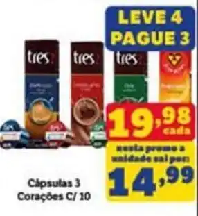 Capsulas 3 Coracoes c/10
