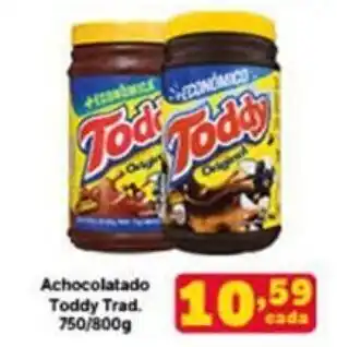 Achocolatado Toddy Trad. 750/800g