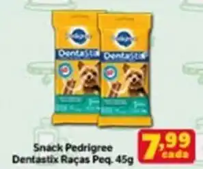 Snack Pedigree Dentastix racas Peq. 45g