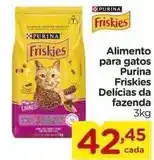 Carrefour Purina - alimento para gatos friskies delicias da fazenda oferta