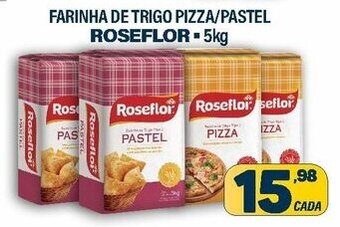 Dom Atacadista Farinha de Trigo Pizza/ Pastel Roseflor 5kg oferta