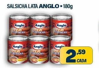 Dom Atacadista Salsicha lata Anglo 180g oferta
