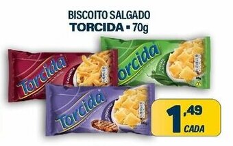 Biscoito Salgado Torcida 70g
