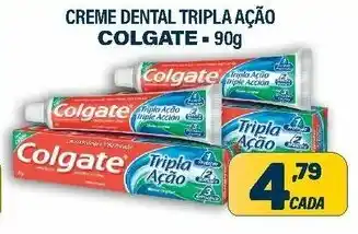 Dom Atacadista Creme Dental Tripla Acao Colgate 90g oferta
