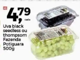 Frangolândia Uva Black seedless ou Thompsom Fazenda Potiguara 500g oferta