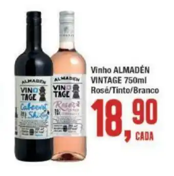 Vinho Almaden Vintage 750ml Rose/ Tinto/ Branco