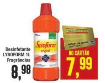 Desinfetante Lysoform 1L fragrancias
