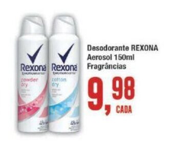 Desodorante Rexona Aerosol 150ml Fragrancias