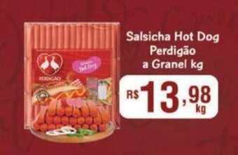 Redeconomia Salsicha Hot Dog Perdigao a granel 1kg oferta
