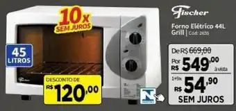Deltasul Forno Eletrico 44L oferta