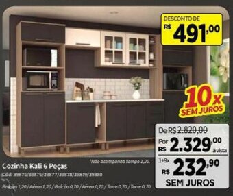 Deltasul Cozinha Kali 6 Pecas oferta