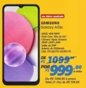 Lojas Becker Samsung Galaxy A03s oferta