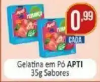 Gelatina em po Apti 35g sabores