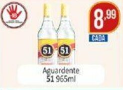 Dovale Aguardente 51 965ml oferta