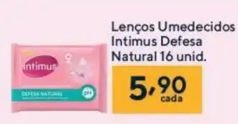 Lencos Umedecidos Intimus Defesa Natural 16 unid.