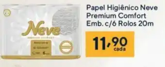Coop Papel Higiénico Neve Premium Comfort emb. c/6 rolos 20m oferta