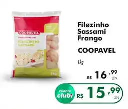 Irani Supermercados Filezinho Sassami Frango COOPAVEL oferta