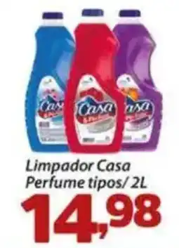 Confiança Supermercados Limpador Casa Perfume tipos oferta