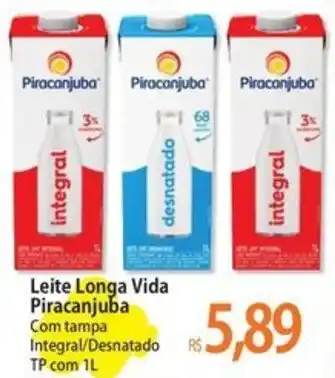 Atacadão Leite Longa Vida Piracanjuba oferta