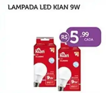 CenterBox Lampada led kian 9w oferta