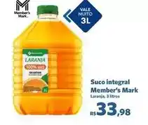 Sam's Club Member's mark - suco integral oferta