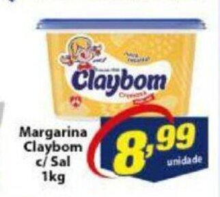 Margarina Claybom c/sal 1kg