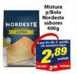 Vencedor Atacadista Mistura p/ Bolo Nordeste sabores 400g oferta