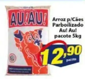 Arroz p/ Caes Parbolizado Au! Au! pacote 5kg