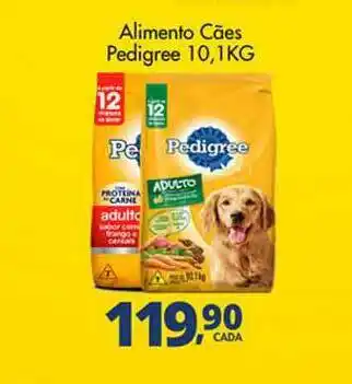 Delta Supermercados Alimento Cães Pedigree 10.1kg oferta