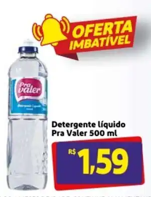Mercado Extra Detergente liquido Pra Valer 500ml oferta