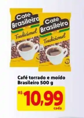 Mercado Extra Cafe torrada e moida Brasileiro 500g oferta