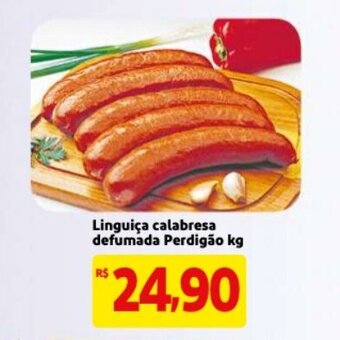 Mercado Extra Linguica Calabresa Defumada Perdigao 1kg oferta