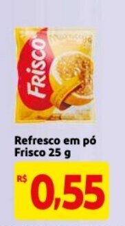Refresco em po Frisco 25g