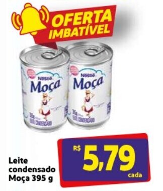 Mercado Extra Leite Condensado Moça 395g oferta