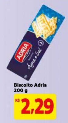 Mercado Extra Biscoito Adria 200g oferta