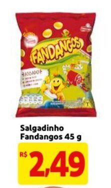 Mercado Extra Salgadinho Fandangos 45g oferta