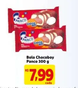 Mercado Extra Bolo Chocoboy Panco 300g oferta