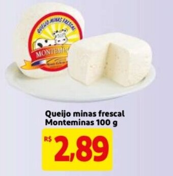 Mercado Extra Queijo minas frescal Monteminas 100g oferta