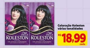 Coloracao Koleston varias tonalidades