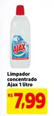 Limpador concentrado Ajax 1L