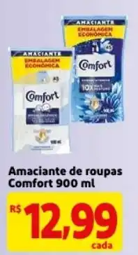 Mercado Extra Amaciante de roupas Comfort 900ml oferta