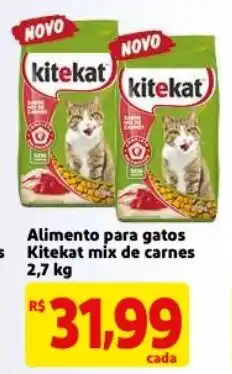 Mercado Extra Alimento para Gatos Kitekat mix de carnes 2.7kg oferta