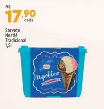 Supper Rissul Sorvete Nestlé Tradicional 1.5L oferta
