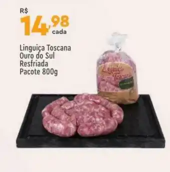 Linguiça Toscana Ouro Do Sul Resfriada 800g