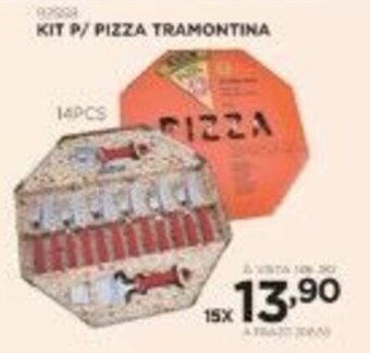 Benoit Kit P/ Pizza Tramontina 14pcs oferta