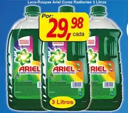 Supermercados Guanabara Lava-Roupas Ariel Cores Radiantes oferta